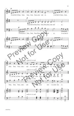 Il Est Bel et Bon - Passereau/Robinson - Choral Octavo - SAB Accompanied