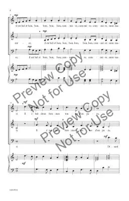 Il Est Bel et Bon - Passereau/Robinson - Choral Octavo - SAB Accompanied