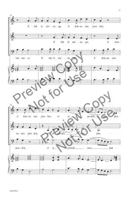 Il Est Bel et Bon - Passereau/Robinson - Choral Octavo - SAB Accompanied