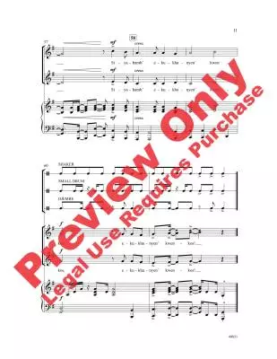 Siyahamba: South African Folk Song - Johnson  - Choral Octavo - 2-Pt Accompanied