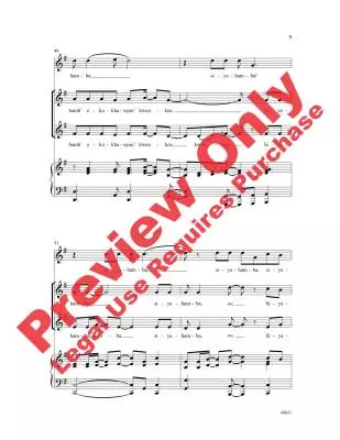 Siyahamba: South African Folk Song - Johnson  - Choral Octavo - 2-Pt Accompanied