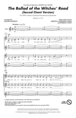 The Ballad of the Witches\' Road: Sacred Chant Version - Anderson-Lopez/Lopez/Emerson - Choral Octavo - SATB Accompanied