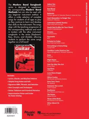 Modern Band Method Guitar Songbook 1: Pop, Rock, and Hip-Hop Hits - Burstein/Hale/Claxton - Guitar - Book
