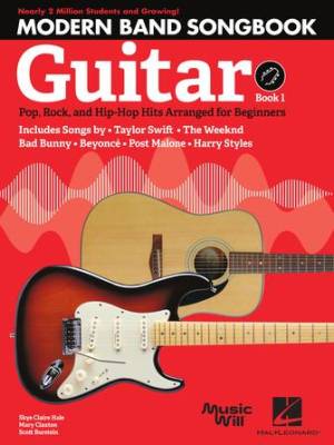 Modern Band Method Guitar Songbook 1: Pop, Rock, and Hip-Hop Hits - Burstein/Hale/Claxton - Guitar - Book
