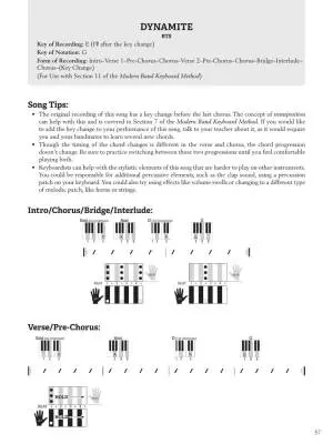 Modern Band Method Guitar Songbook 1: Pop, Rock, and Hip-Hop Hits - Burstein/Hale/Claxton - Keyboard - Book