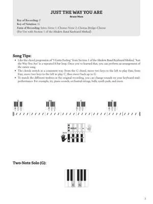 Modern Band Method Guitar Songbook 1: Pop, Rock, and Hip-Hop Hits - Burstein/Hale/Claxton - Keyboard - Book