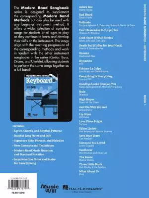 Modern Band Method Guitar Songbook 1: Pop, Rock, and Hip-Hop Hits - Burstein/Hale/Claxton - Keyboard - Book