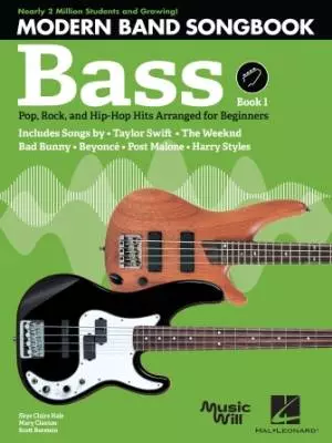 Hal Leonard - Modern Band Method Guitar Songbook 1: Pop, Rock, and Hip-Hop Hits - Burstein/Hale/Claxton - Bass - Book