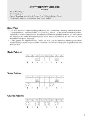 Modern Band Method Guitar Songbook 1: Pop, Rock, and Hip-Hop Hits - Burstein/Hale/Claxton - Drum Set - Book