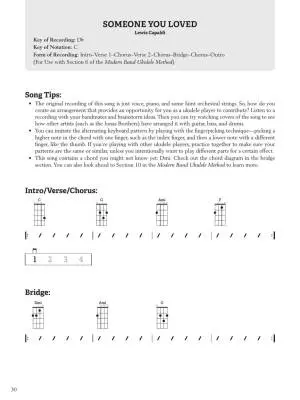 Modern Band Method Guitar Songbook 1: Pop, Rock, and Hip-Hop Hits - Burstein/Hale/Claxton - Ukulele - Book