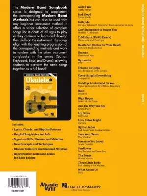 Modern Band Method Guitar Songbook 1: Pop, Rock, and Hip-Hop Hits - Burstein/Hale/Claxton - Ukulele - Book