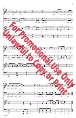 Not Yet - Jones - Choral Octavo - TB Accompanied