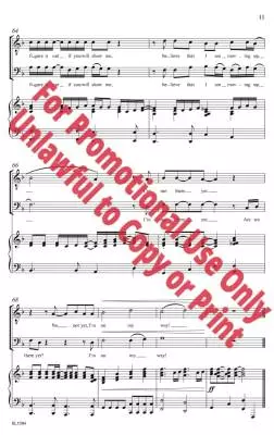 Not Yet - Jones - Choral Octavo - TB Accompanied