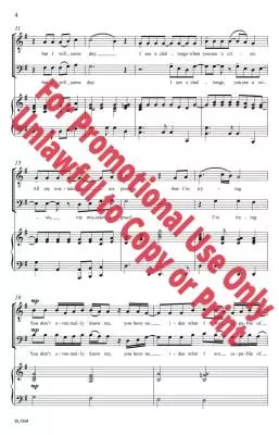 Not Yet - Jones - Choral Octavo - TB Accompanied