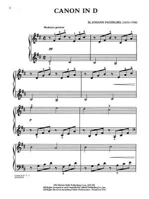 Canon in D (\'\'Pachelbel\'s Canon\'\') - Pachelbel/Schultz - Piano - Sheet