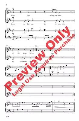 Peaceful Winter Night (A Partner Song with \'\'Suo Gan\'\') - Donnelly/Strid - Choral Octavo - 2-Pt Accompanied
