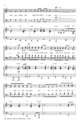 We Need a Little Christmas: from Mame - Herman/O\'Connell - Choral Octavo - SATB Accompanied