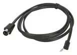 "RockBoard by Warwick - Flat TRS to MIDI Type B Cable, Black - 150 cm"