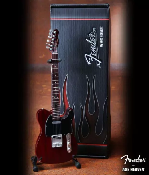 Axe Heaven - Fender Telecaster Miniature Guitar Replica - Rosewood Finish