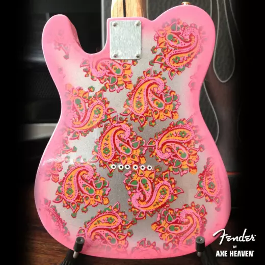 Fender Telecaster Miniature Guitar Replica - Pink Paisley