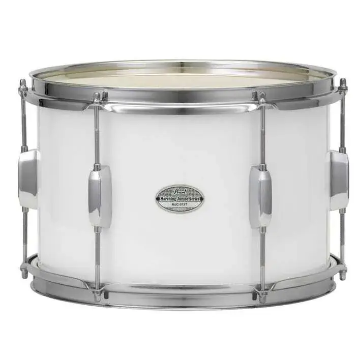 MJT1007/CXN33 Junior Marching Tenor 10x7\'\' Drum with Carrier - White