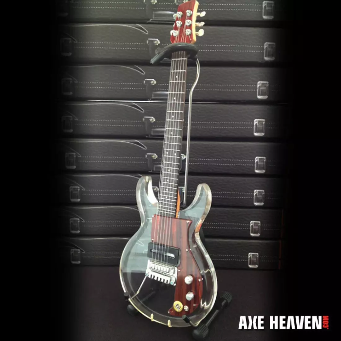 Dan Armstrong See-Through Acrylic Miniature Guitar Replica