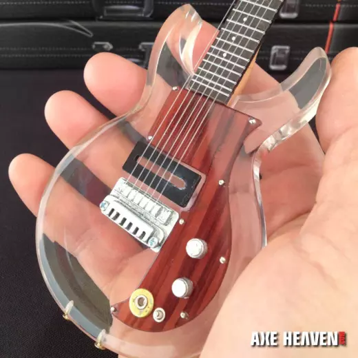 Dan Armstrong See-Through Acrylic Miniature Guitar Replica