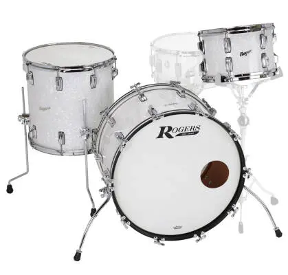 Rogers Drums - Covington 3-Piece Shell Pack (20,12,14) - White Marine Pearl