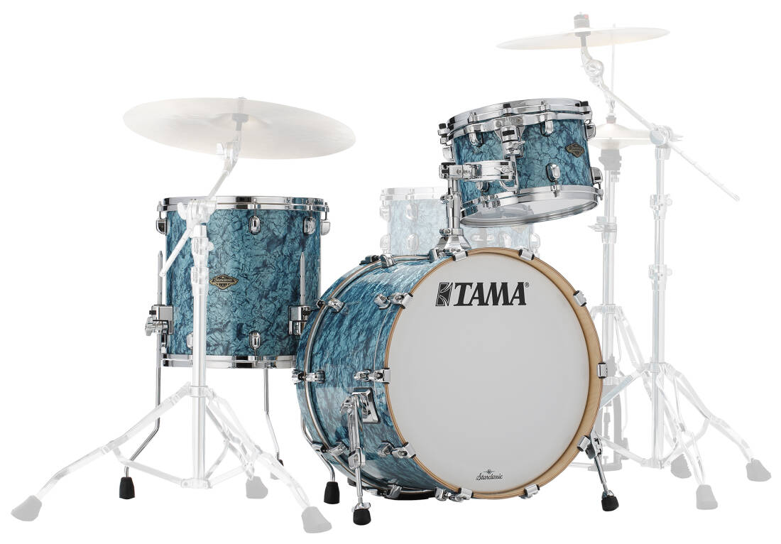 Starclassic Walnut/Birch 3-Piece Shell Pack (20,12,14) - Turquoise Pearl