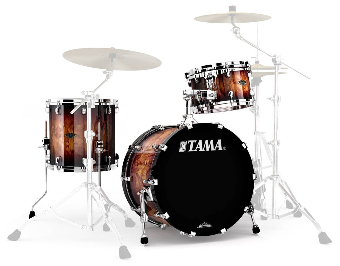 Starclassic Walnut/Birch 3-Piece Shell Pack (20,12,14) - Molten Brown Burst