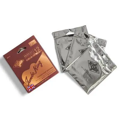 JK12 Phosphor Bronze 12-54 Medium Light Acoustic Strings - 3 Pack