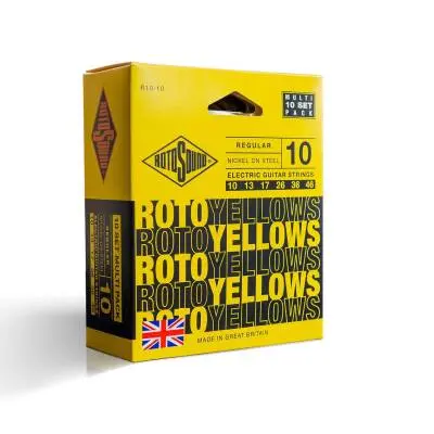 Rotosound - Nickel 10-46  Regular Electric Strings - 10 Pack