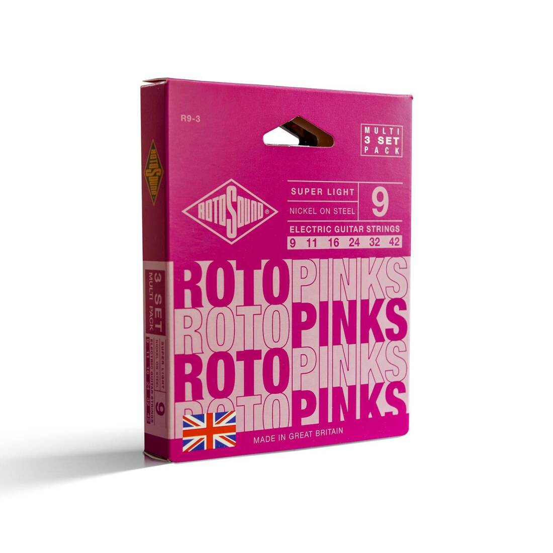 Nickel 9-42 Light Electric Strings - 3 Pack