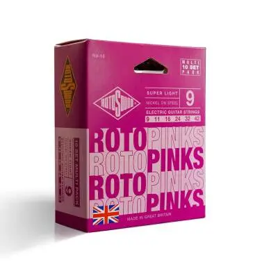 Rotosound - Nickel 9-42 Light Electric Strings - 10 Pack