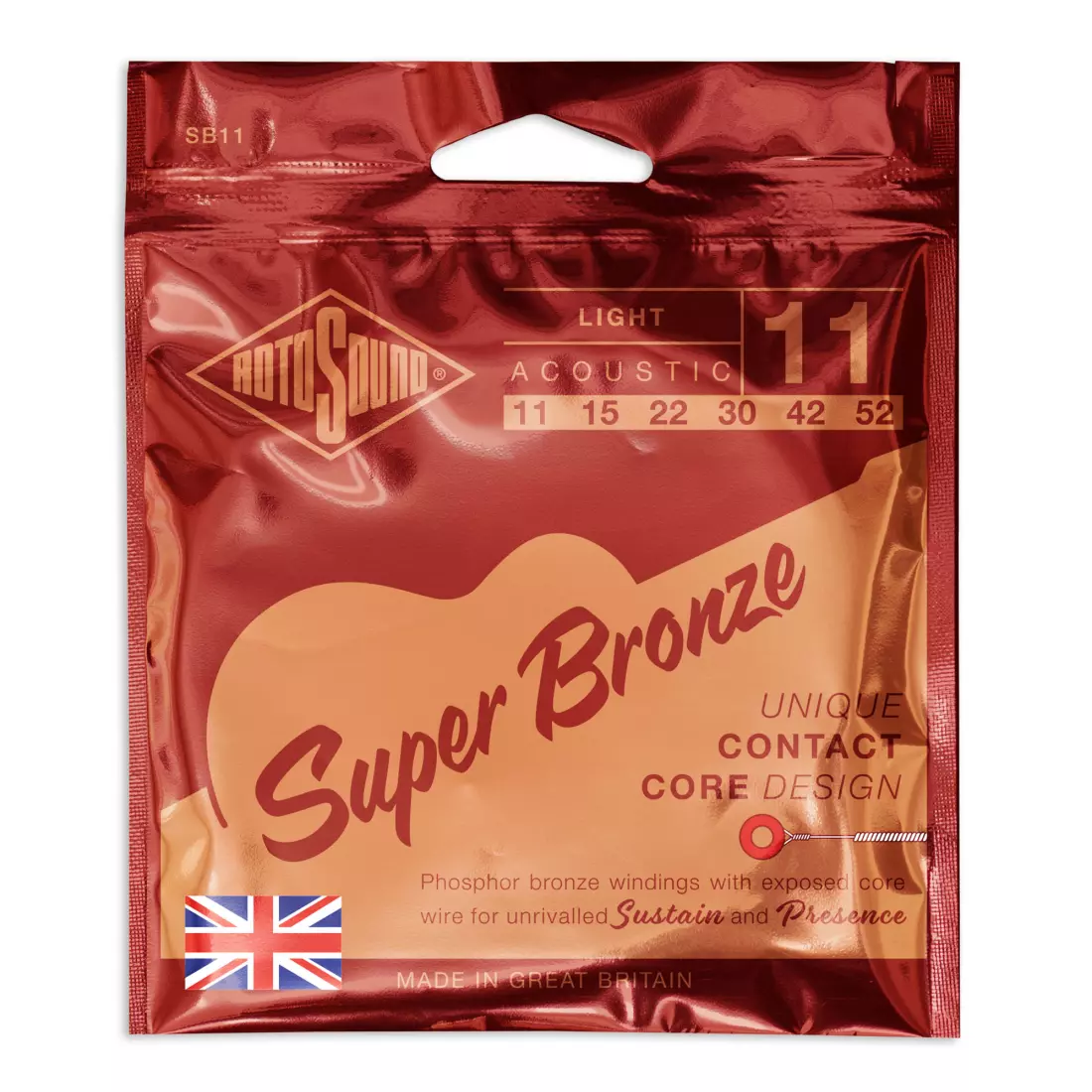 Super Bronze Acoustic Strings 11-52