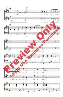 Ooey-Gooey Cinnamon Bun - Beck/Fisher - Choral Octavo - 2-Pt Accompanied