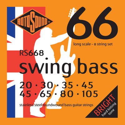 Rotosound - Stainless Steel Bass Strings 20-105