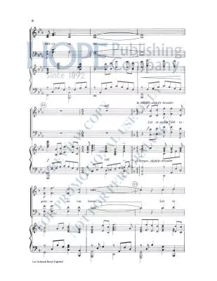 Let Us Break Bread Together - Krogstad - Choral Octavo - SATB Accompanied