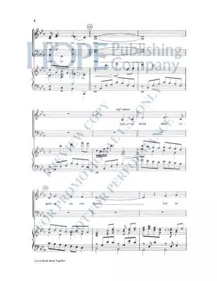 Let Us Break Bread Together - Krogstad - Choral Octavo - SATB Accompanied