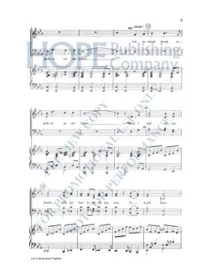Let Us Break Bread Together - Krogstad - Choral Octavo - SATB Accompanied