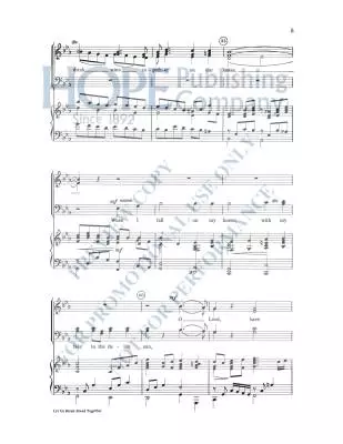 Let Us Break Bread Together - Krogstad - Choral Octavo - SATB Accompanied
