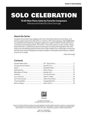 Solo Celebration, Book 5: 10 All-New Piano Solos by Favorite Composers - Piano - Book