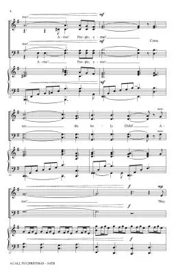 A Call to Christmas - Miller/Leontovych - Choral Octavo - SATB Accompanied