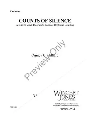 Counts of Silence (Second Edition) - Hilliard - Bb Clarinet/Bb Bass Clarinet - Book
