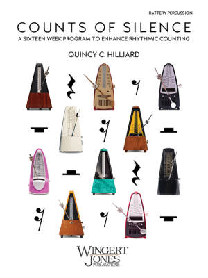 Counts of Silence (Second Edition) - Hilliard - Battery Percussion - Book