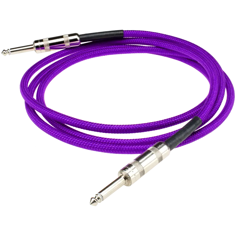 6 foot Guitar Cable - Purple