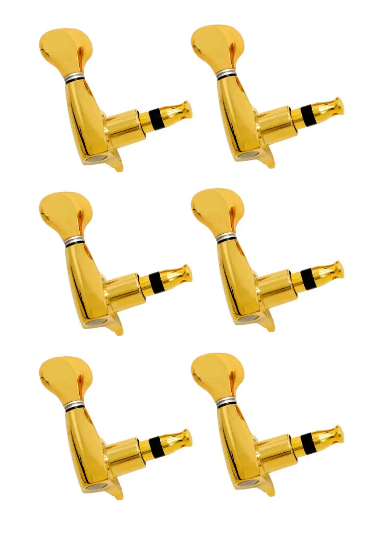 510 Series Standard Mini Machine Heads 3+3 Gold 1:18