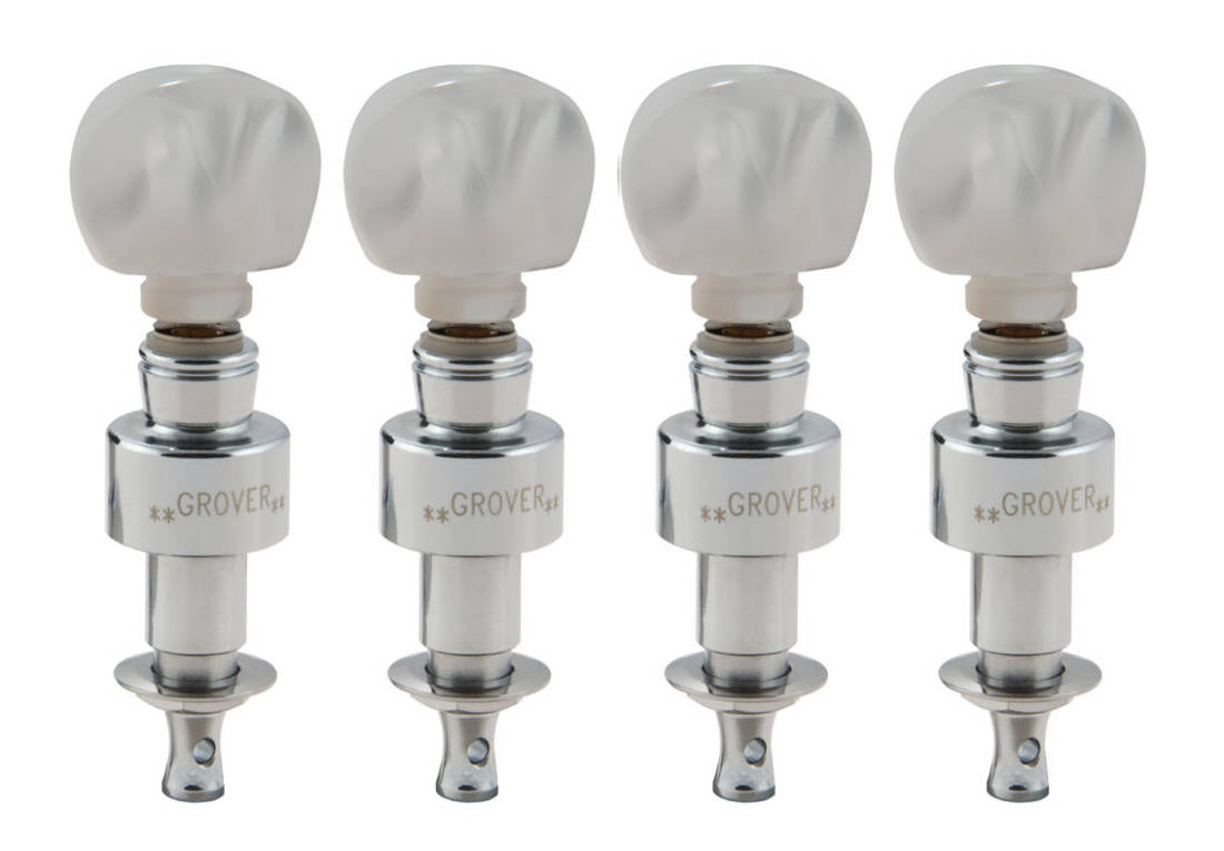 Planetary Geared Banjo Pegs, Set of 4 - Chrome