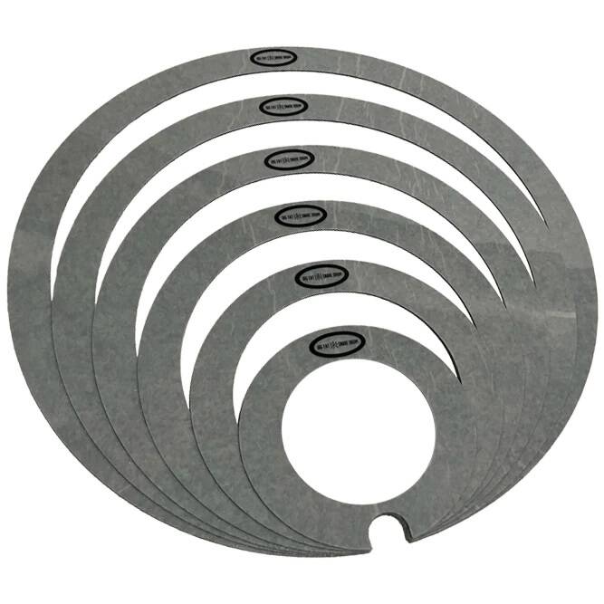 Moon Eclipse Rings Set - 6,8,10,12,13,14,16\'\'