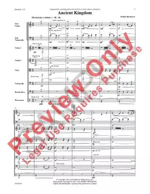 Ancient Kingdom - Reznicow - String Orchestra - Gr. 3.5